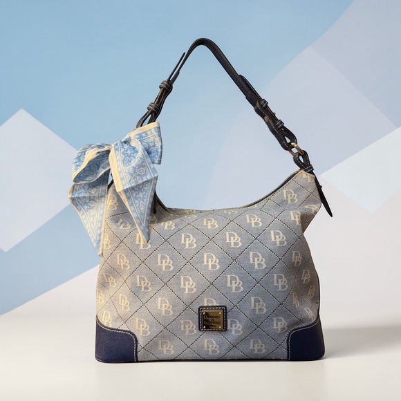 Dooney & Bourke Handbags - Dooney & Bourke Erica Signature Hobo Bag (A417)